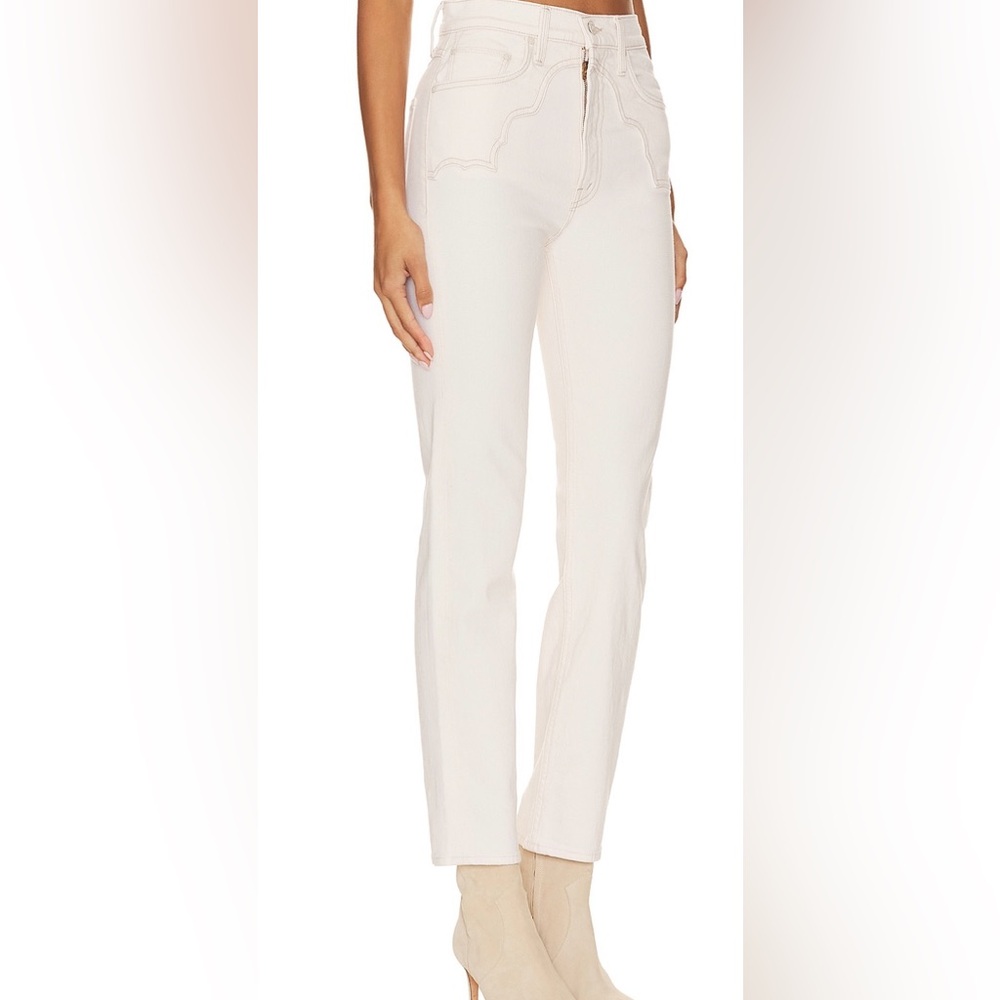 MOTHER superior denim Buckle Bunny Rider Ankle jeans color: Act Natural. Size 27